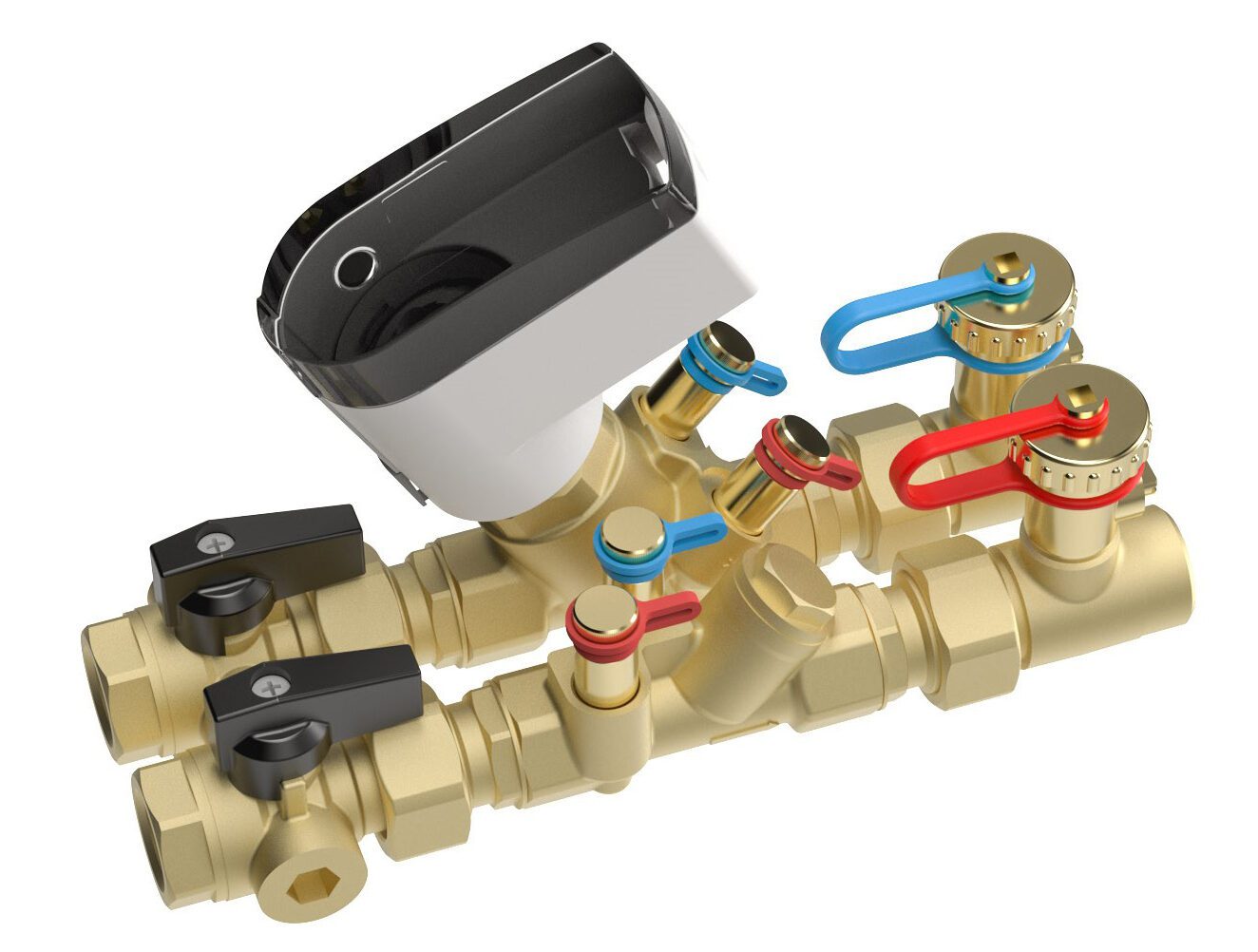 Fan Coil Valve Assembly Essco Fit and Time Saver