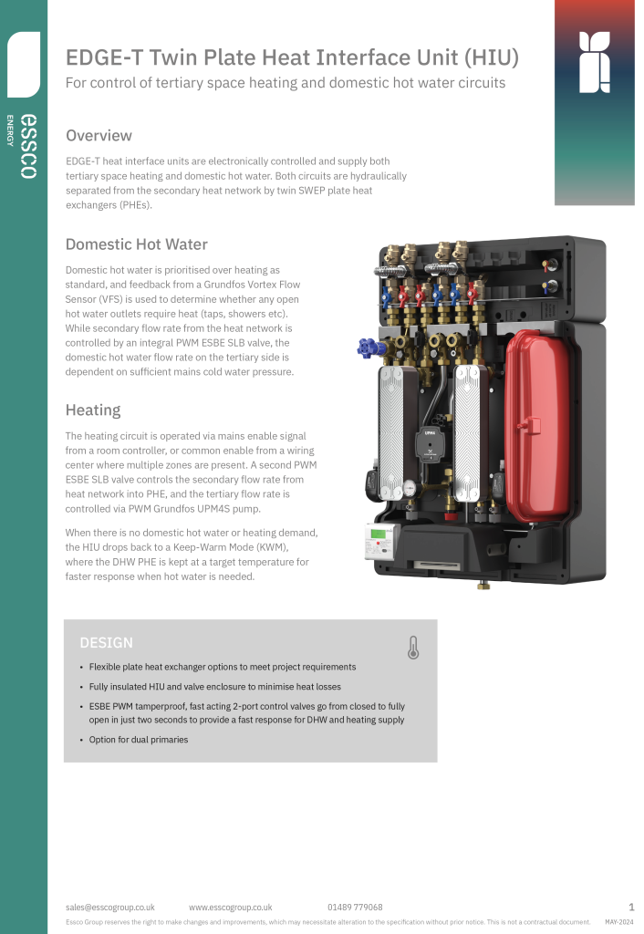 Download Library | Brochures | Technical Data Sheets | Essco