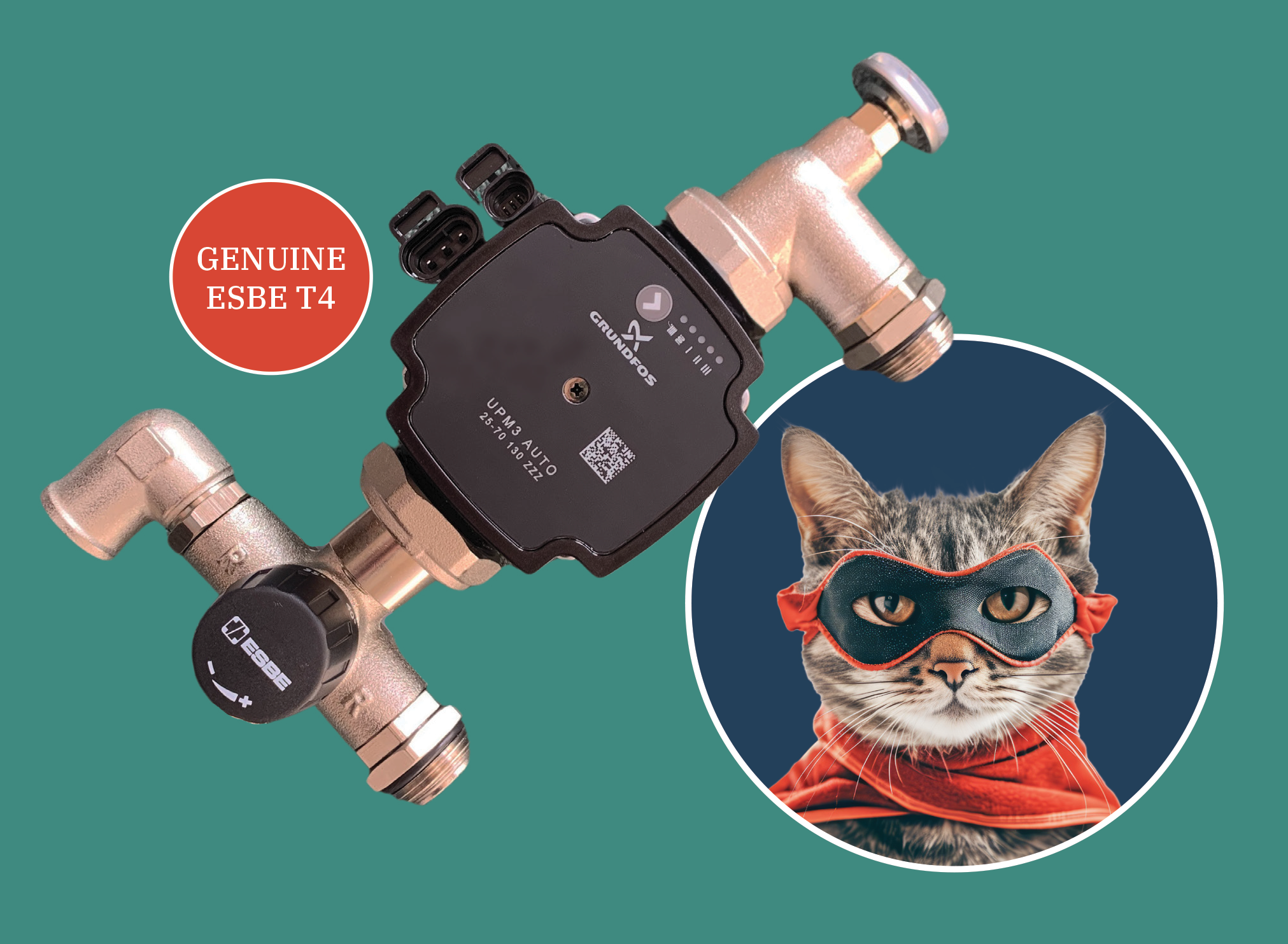 ESBE T4 UFH Pump Pack Genuine not Fake