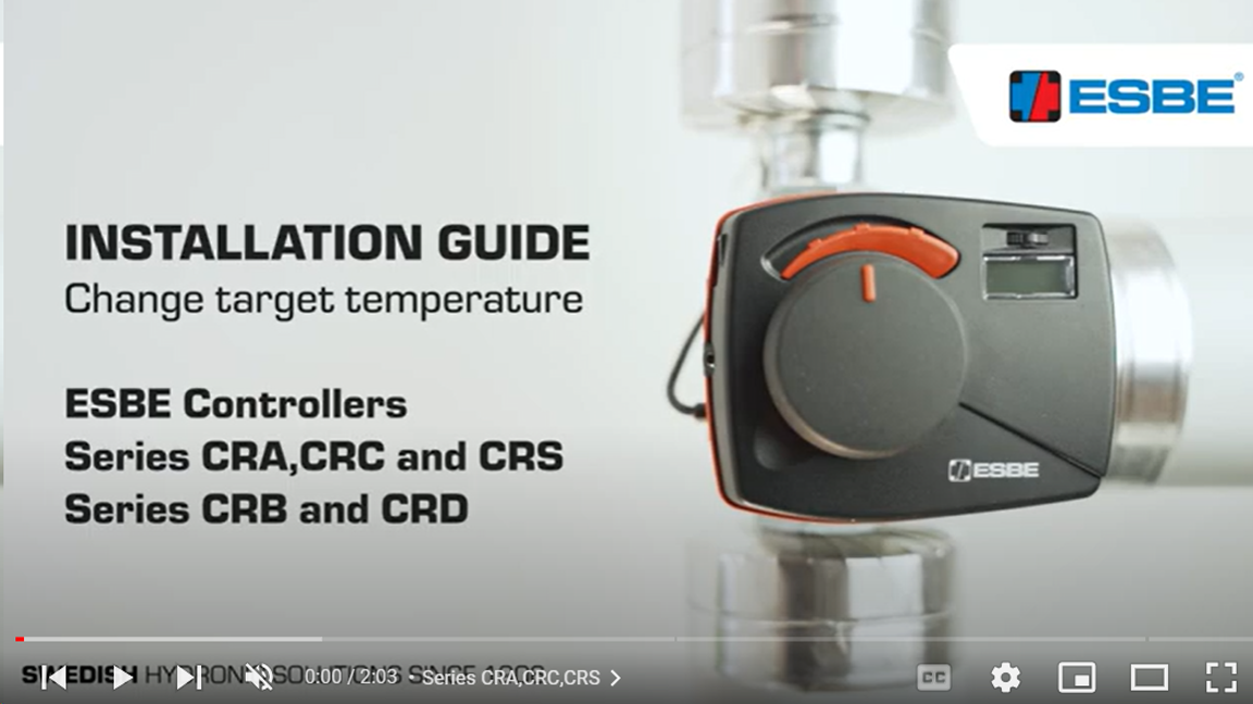 Change target temperature CRx