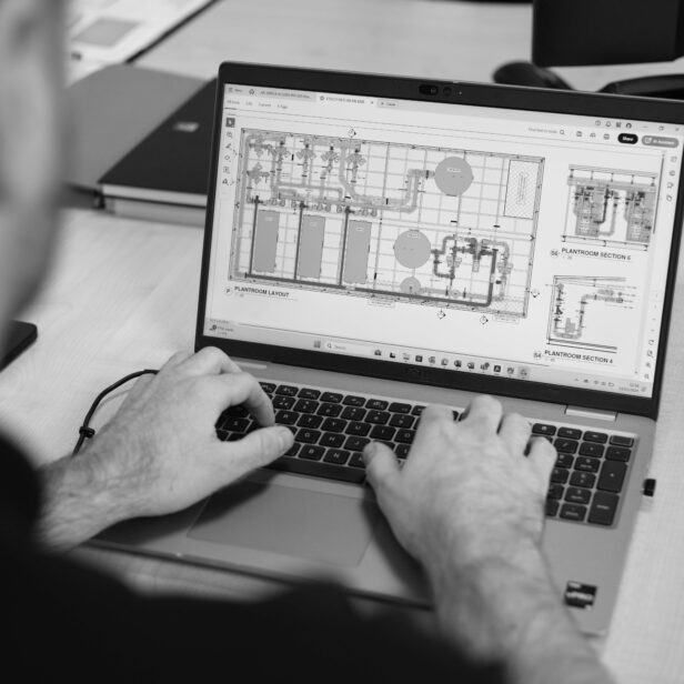 Prefab plant room drawing