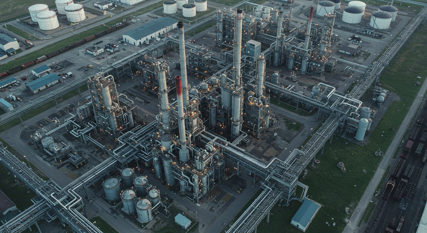 Chemical Plant Process Valves and Instrumentation