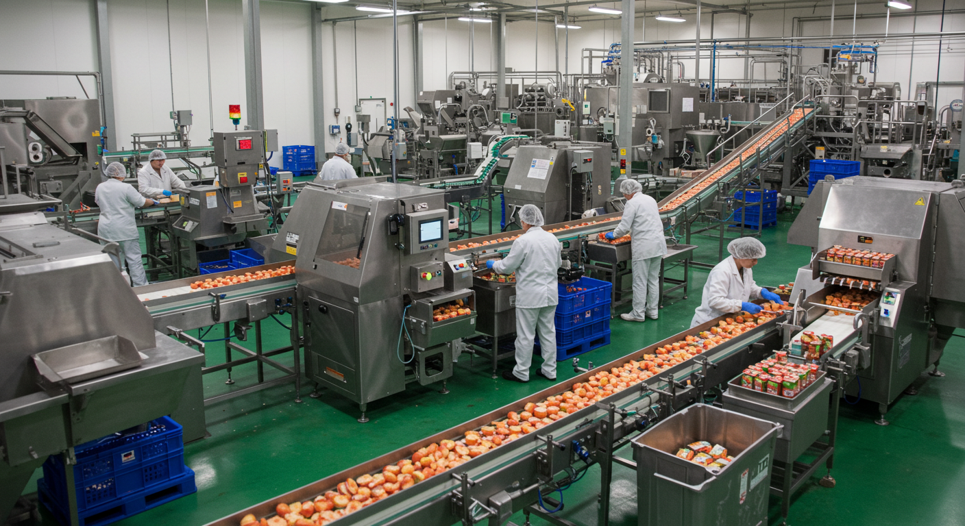 Food and Beverage Manufacturing Process Valves and Instrumentation