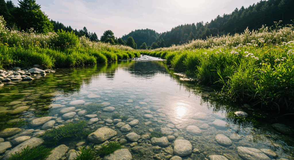 Clean river 