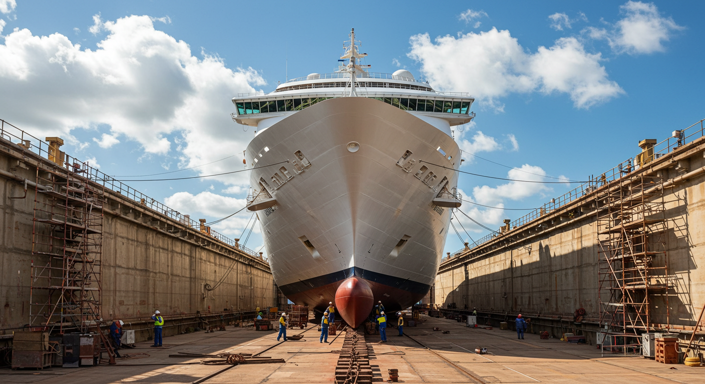 Marine ship Dry Dock