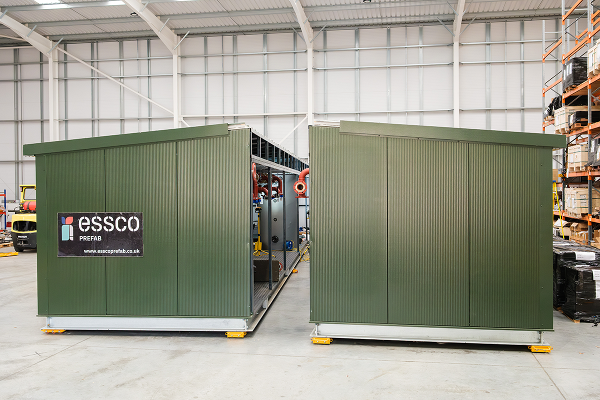 Northolt School Packaged Plant Room with Heat Pumps
