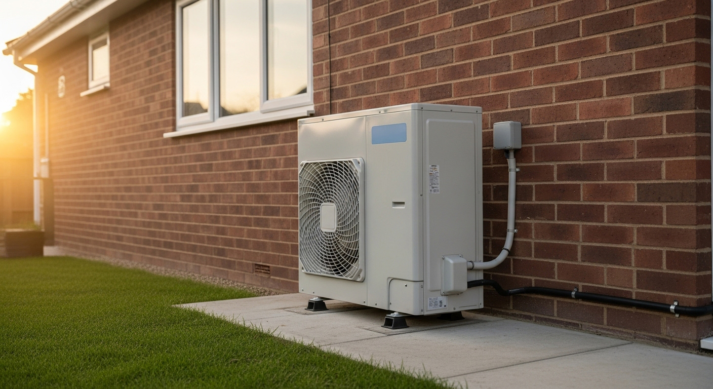 Heat Pump on UK Home